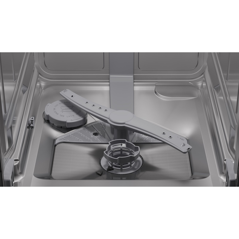 תחתית מדיח Bosch SPV2HKX02E עם זרוע התזה ואזור המסנן